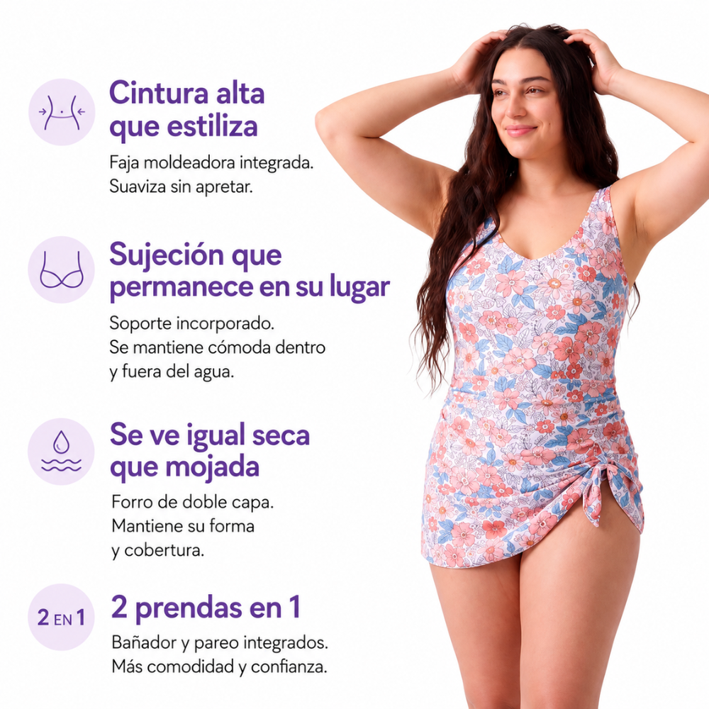 Bella Free - Traje de baño moldeador 2 en 1